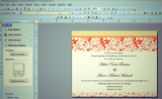 Wedding Invites - Publisher page 1